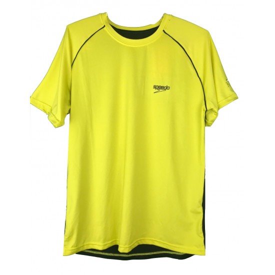 CAMISETA SPEEDO RAGLAN NEON - AMARELA E PRETA